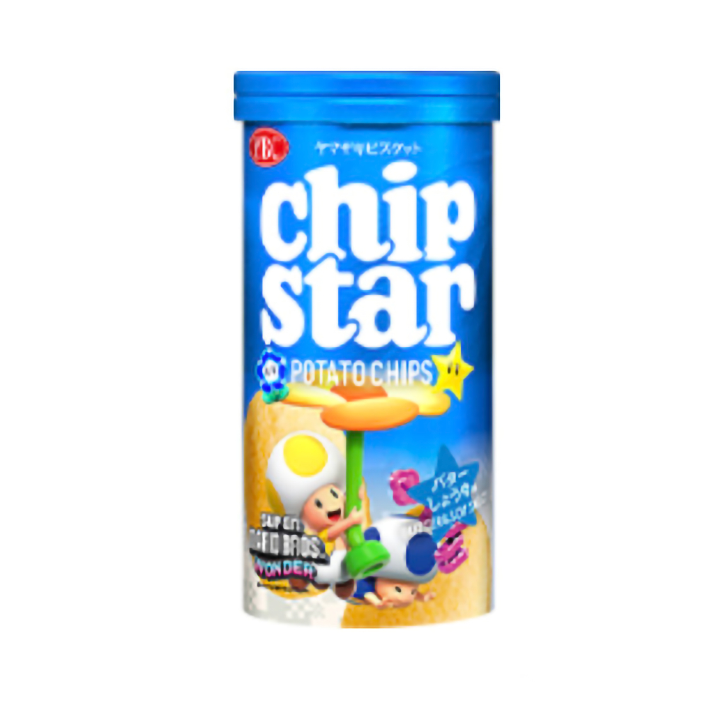 [DATE 2025] Bánh Snack Khoai tây lát Chip Star Nhật Bản cho bé Rong Biển Xanh - Muối Đỏ - Bơ Cam hộp 50g Chipstar