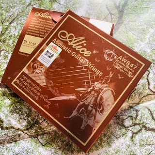 Bộ 6 dây đàn guitar Acoustic Phosphor Bronze Alice AWR47 chính hãng