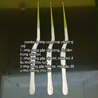 1 nhíp cong mài chuốt tỉ mĩ xịn sò lấy ráy tai siêu mịn. đồ ráy tai.