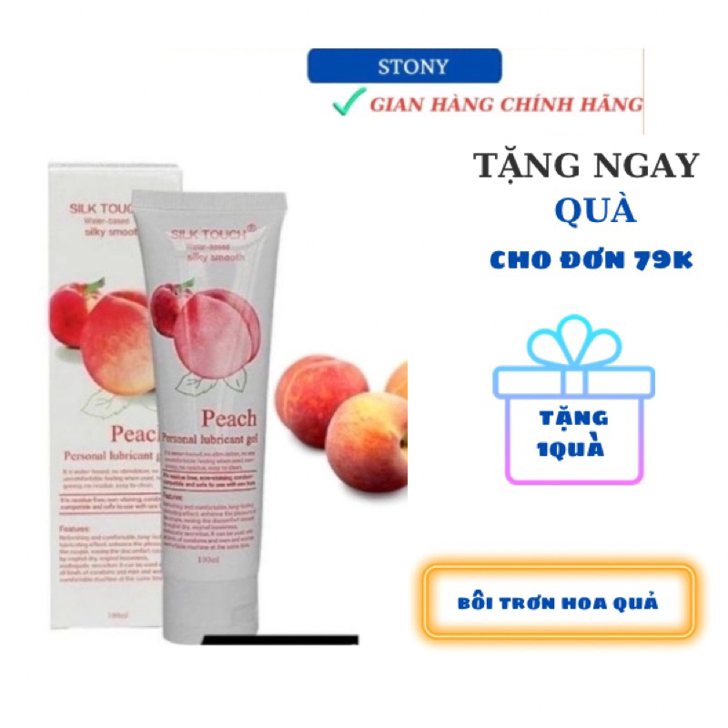 Gel bôi trơn hoa quả bị đào 100ml gốc nước tự nhiên