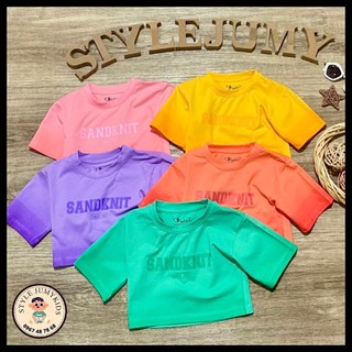 Áo croptop bé gái STYLE JUMY 2 (10-48kg), áo wax màu in chữ, chất Cotton chính phẩm co giãn mềm mượt siêu đỉnh