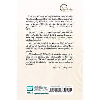 Sách - Cách mạng liệu pháp thư giãn - Phanbook