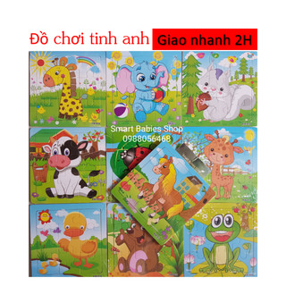 1 ghép hình gỗ 9 mảnh giao ngẫu nhiên mẫu đẹp