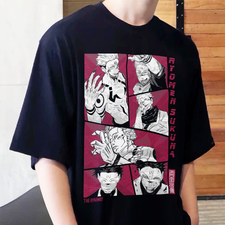Áo phông Jujutsu Kaisen: Sukuna Collage 100% Cotton Nam / Nữ by The Runaway