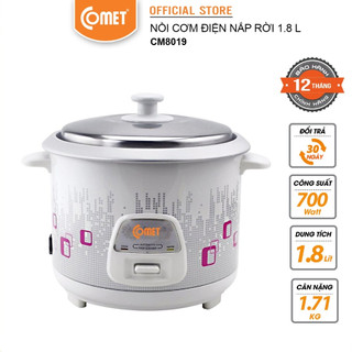 Có hỏa tốc  - Nồi cơm điện nắp rời 1,8L COMET - CM8019