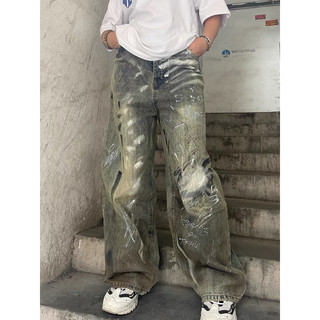 Customed jeans - quần jeans vẩy sơn streetwear unisex