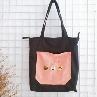 Túi tote blackpink thêu sushi