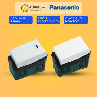 Hạt công tắc Panasonic 1 chiều, đảo chiều dân dụng, đa dạng chủng loại màu trắng Wide Serie - ELMALL