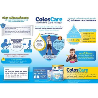 (Date 25/11/2024) Sữa bột Nutricare ColosCare 1+ 800g (1-10 tuổi)