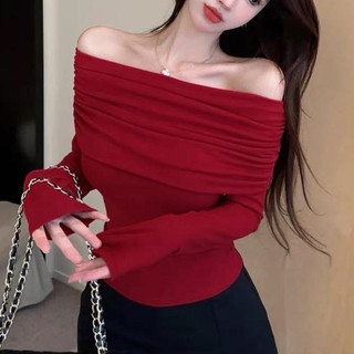 Áo thun nữ thiết kế bẹt vai trẻ trung sang chảnh LAMO-AT02