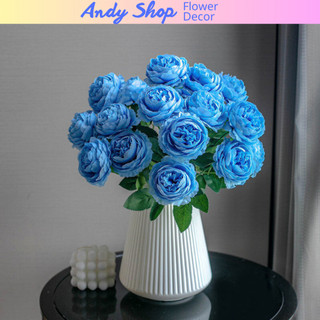 Hoa hồng lụa Hoa cúc Hoa giả decor Hoa lụa 1 bông trang trí nhà cửa, phụ kiện trang trí, decor phòng khách - Andy shop