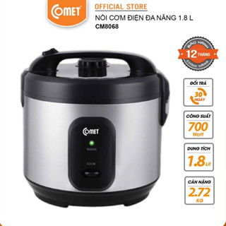 [Có hỏa tốc TPHCM ] Nồi cơm điện nắp gài lòng niêu 1,8L COMET - CM8068