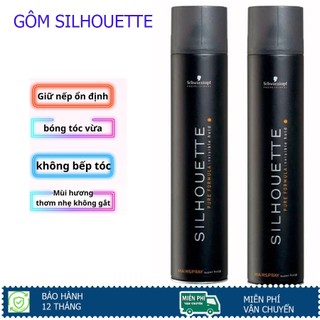 Gôm xịt tóc, keo xịt tóc, Sáp - SILHOUETTE gôm xịt tóc nam tạo kiểu tóc giữ nếp siêu cứng, hương nước hoa nam tính cuốn
