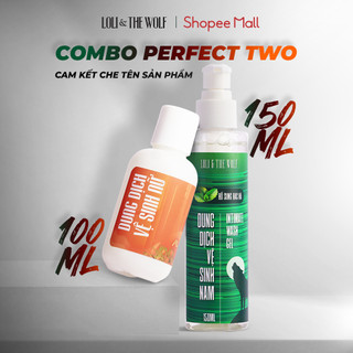 Bộ Sản Phẩm Loli & The Wolf On Dành Cho Couple: 1 Dung Dịch Vệ Sinh Nam 150ml + 1 Dung Dịch Vệ Sinh Phụ Nữ 100ml