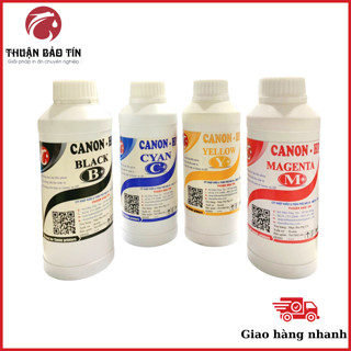 Mực In Canon 500ML Đủ Màu - Các model như Canon G100, G200, G300, G1010, G2010, G3010 và G4010