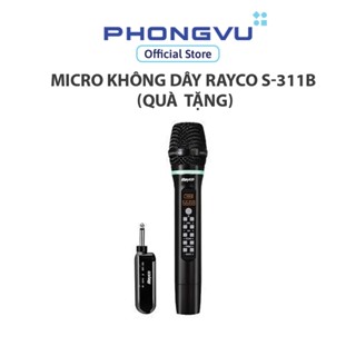Micro không dây Rayco S-311B (Quà tặng) - Dùng Jack cắm 6.5 - Cần có đầu chuyển cho SoundBar