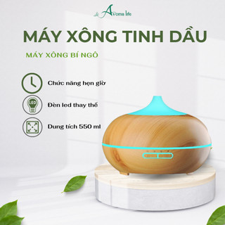Máy Xông Tinh Dầu AROMALIFE Bí Ngô, Khuếch Tán Phun Sương