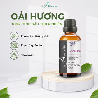 Tinh Dầu Thiên Nhiên AROMA LIFE Oải Hương LAVENDER Essential Oil Tạo Mùi Thơm Xông Phòng Chính Hãng