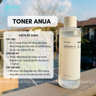 Toner Anua diếp cá làm dịu, dưỡng da Anua Heartleaf 77%