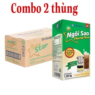 Combo 2 thùng sữa đặc Ngôi sao phương nam xanh lá 1284g (2 thùng 24 hộp)