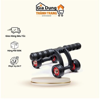 Con lăn tập cơ bụng 4 bánh ❤️FREESHIP❤️ Con lăn tập bụng, Dụng cụ tập gym, Máy tập cơ bụng có bánh xe