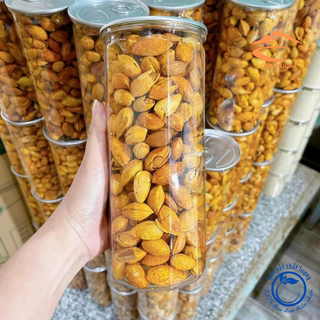 Hạt hạnh nhân rang bơ tẩm vị vỏ mỏng loại 1. Hạnh rang chín tẩm bơ mật ong ăn liền dễ tách vỏ