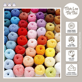 Len baby yarn 💥 cao cấp 💥 len xuefeier nội địa trung bảng màu 1 - 50, 40gram/cuộn