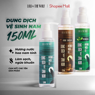 Dung Dịch Vệ Sinh Nam Giới Loli & The Wolf On Hương Thơm Dịu Nhẹ Nam Tính Chai Vòi Nhấn 150ml Tiết Kiệm