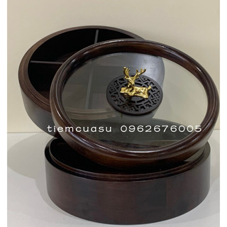 Khay mứt Tết nắp hươu ( Có Sẵn )