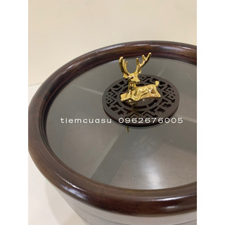 Khay mứt Tết nắp hươu ( Có Sẵn )