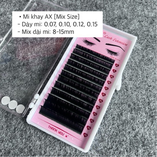 Mi mix size từ 9mm đến 15mm nhiều độ cong đồ dày mấy ce tuỳ chọn