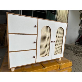 Tủ Giày 5 Cánh  Decor Cánh Mây Thông Minh