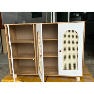 Tủ Giày 5 Cánh  Decor Cánh Mây Thông Minh