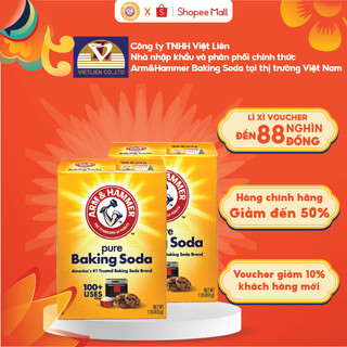 Combo 2 Hộp Muối Nổi Baking Soda ARM & HAMMER Tinh Khiết 453g