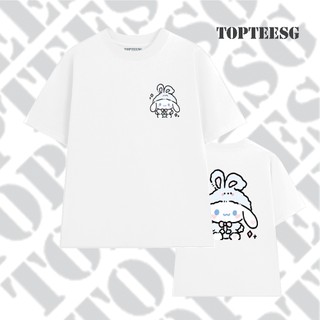Áo thun form rộng TOPTEESG Cinnamoroll unisex nam nữ tay ngắn cổ tròn kèm quà tặng hấp dẫn