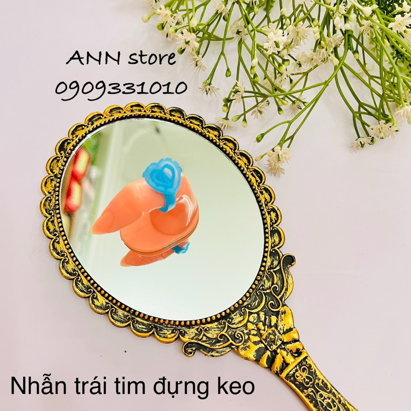 ☀️ Nhẫn trái tim đựng keo nối mi