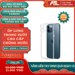 Ốp Lưng Trong Suốt Bảo Vệ Cam Chống Xước Tuyệt Đối Iphone XSm, 11prm/12prm/13 prm/14 prm/15 prm [Giảm Khi Mua Cường Lực]