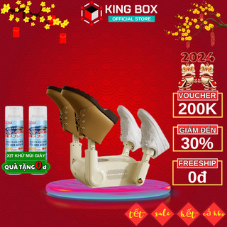 Máy xấy giày siêu tốc KING BOX gấp gọn , khử mùi sấy khô bằng tia cực tím