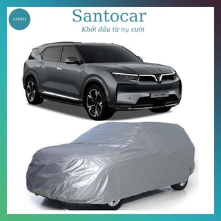 Bạt phủ xe ô tô Vinfast VF9 , bạt trùm xe VF9 , bạt che nắng xe ô tô vải dù - Santocar