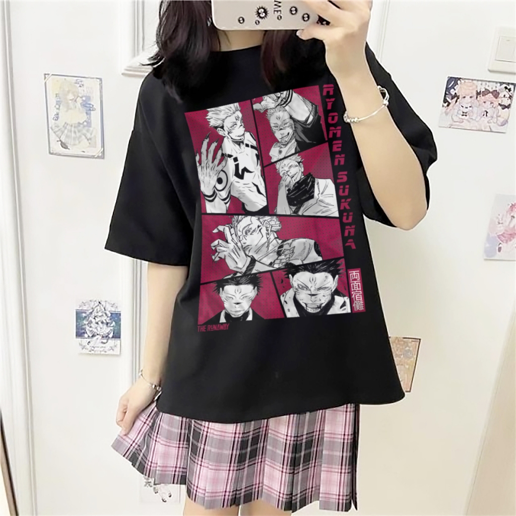 Áo phông Jujutsu Kaisen: Sukuna Collage 100% Cotton Nam / Nữ by The Runaway