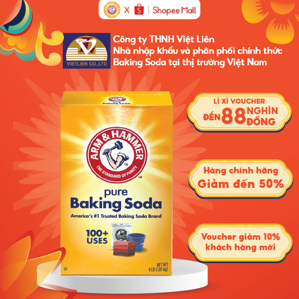  Muối Nổi Baking Soda đa năng 1.81kg