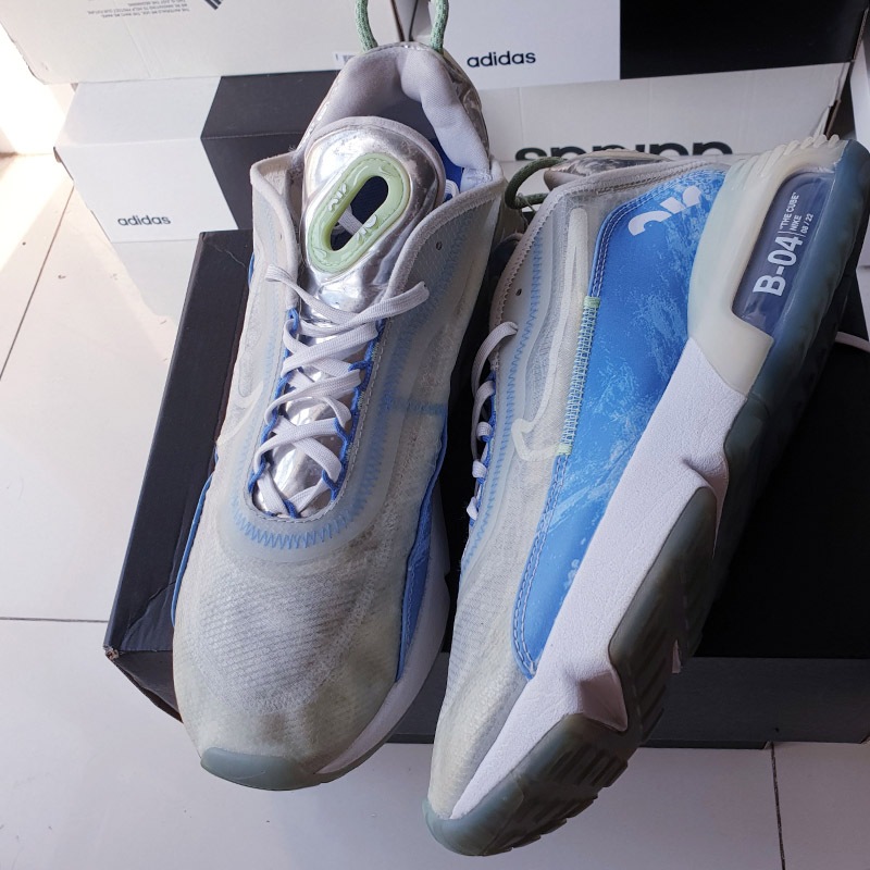 Giày Air Max 2090 Ice Silver, size 44.5, real 2hand