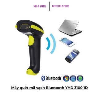 Máy quét mã vạch Bluetooth YHD 3100 1D - Súng bắn mã vạch không dây - Đầu đọc Barcode dùng trên Điện thoại, Máy tính