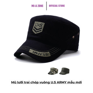 Nón kết thời trang – Mũ lưỡi trai chóp vuông U.s Ar.my – mẫu mới