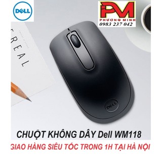Chuột không dây Dell WM118 - Hàng chính hãng