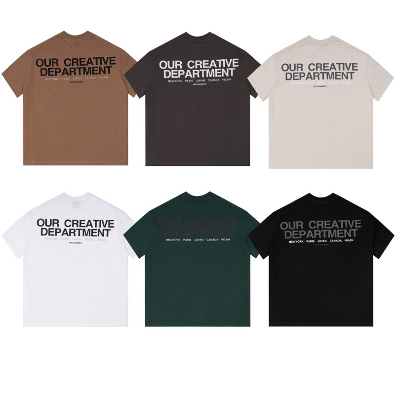 Áo thun BOXY OUR CREATIVE DEPARTMENT Cotton 250GSM - Whose Studio | BigBuy360 - bigbuy360.vn