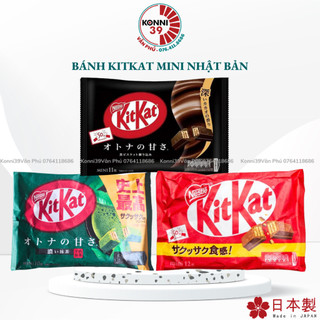 Bánh Kitkat Nhật Bản vị trà xanh, socola, truyền thống, socola sữa