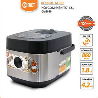 [Có hỏa tốc TPHCM ] Nồi cơm điện tử 1,8L COMET - CM8088
