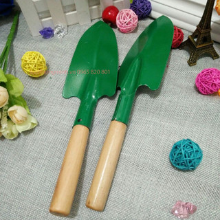 Xẻng làm vườn loại To màu xanh- xẻng trồng cây cảnh, hoa- Xẻng xới đất trồng cây hoa rau sạch, sen đá, dụng cụ làm vườn