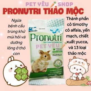 Cỏ nén pronutri thảo mộc thỏ con 🐻FREESHIP🐻 thức ăn dành cho thỏ con thỏ mẹ đang chăm sóc con